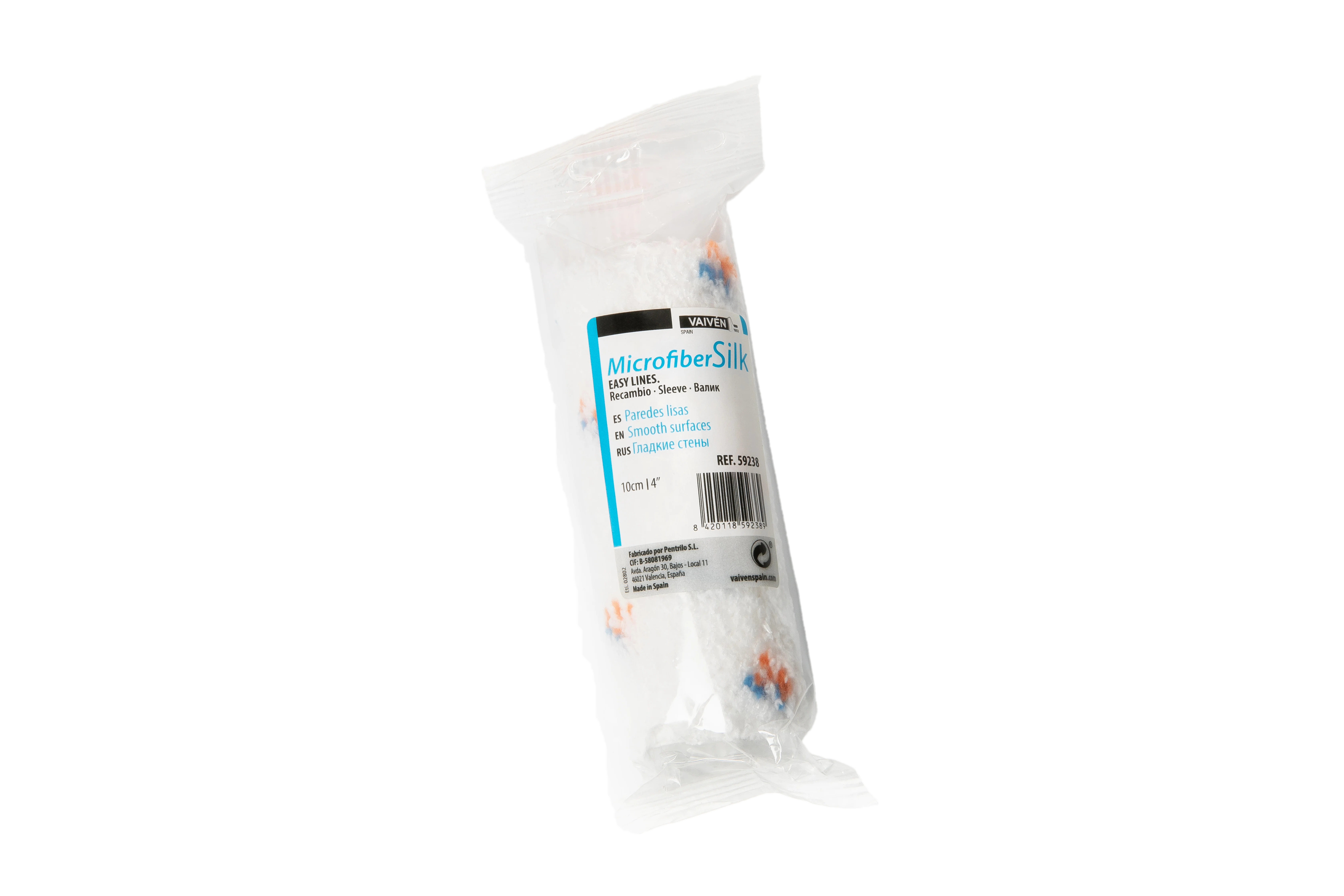 Валик VAIVEN Microfiber Silk окантовочный, тонкий слой для стен и потолков