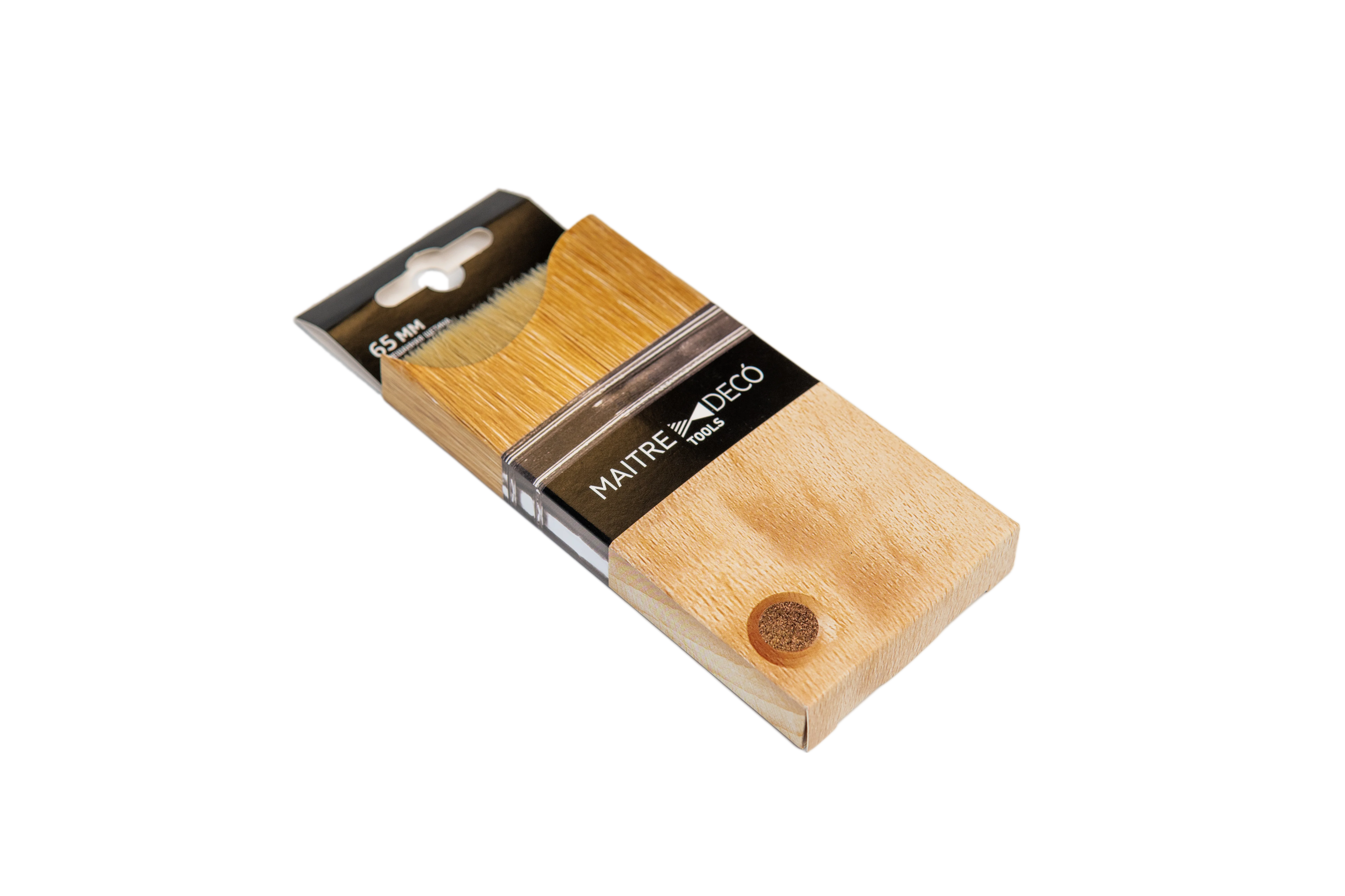 Кисть испанская MAITRE DECO TOOLS®, смешанная щетина для нанесения декоративных материалов