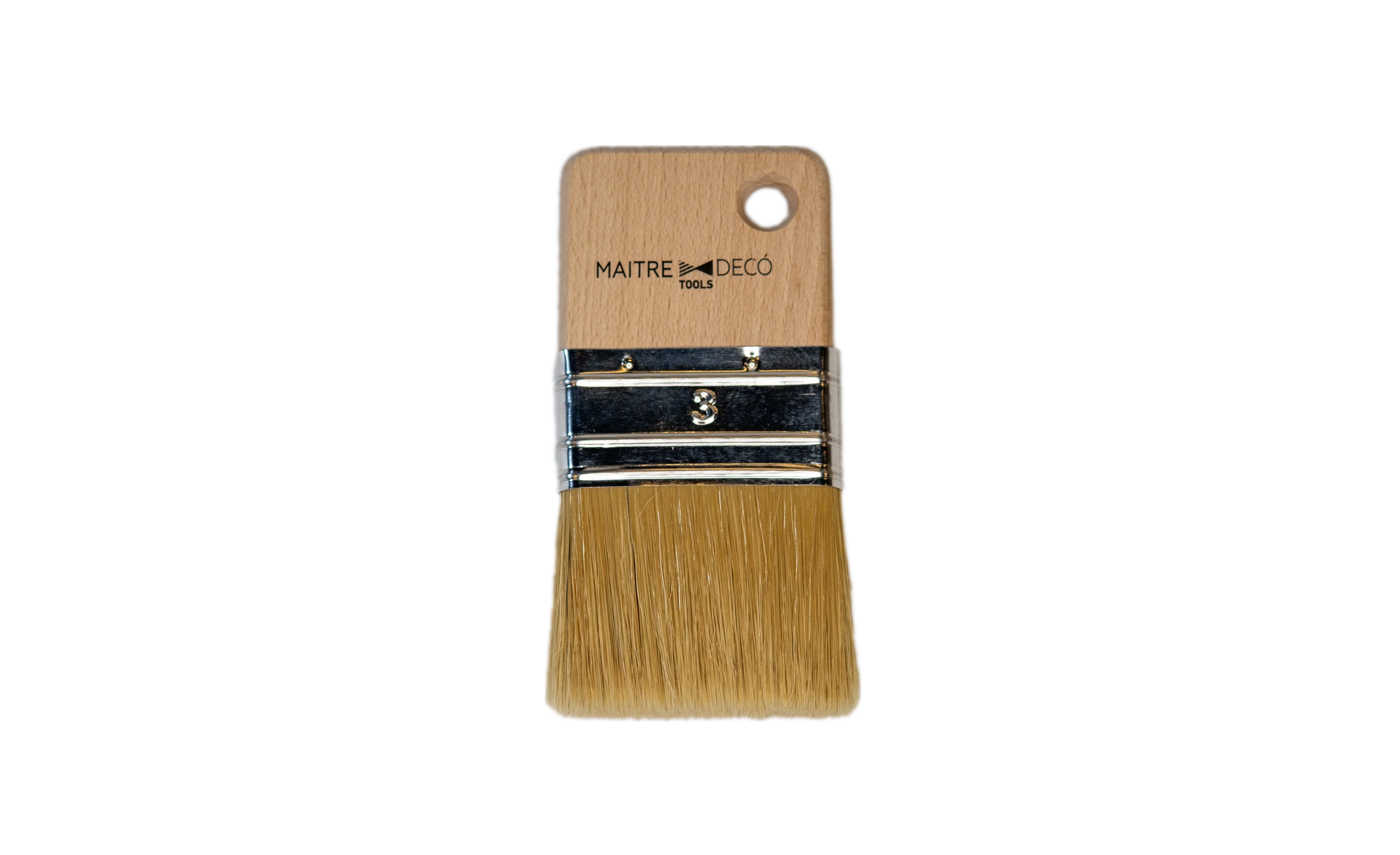 Кисть испанская MAITRE DECO TOOLS®, смешанная щетина для нанесения декоративных материалов